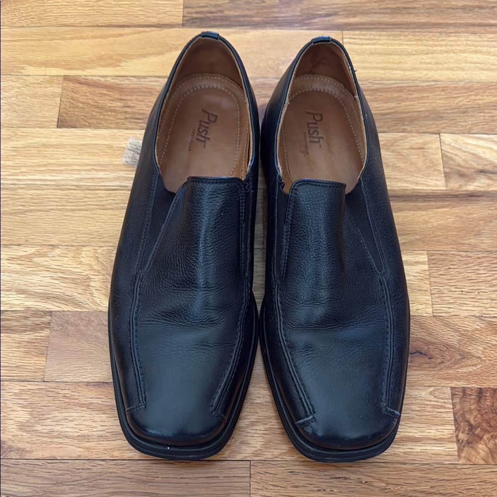 Black Leather Men's Shoes